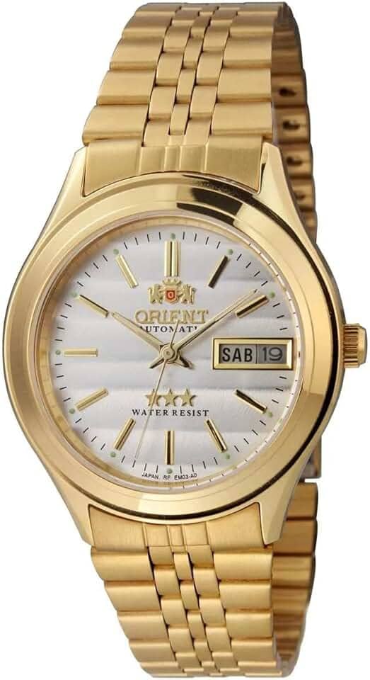 Relógio Orient Masculino Dourado Automático EM03-A0F B1KX