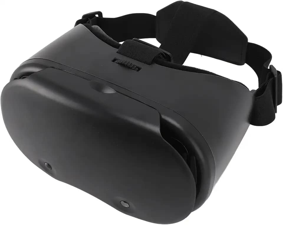 Fone de Ouvido de Realidade Virtual VR Óculos 3D Óculos VR Capacete de Realidade Virtual 3D de 5 a 7 Polegadas para TV, Filmes por Telefone, Educação e Videogames Compatível Com