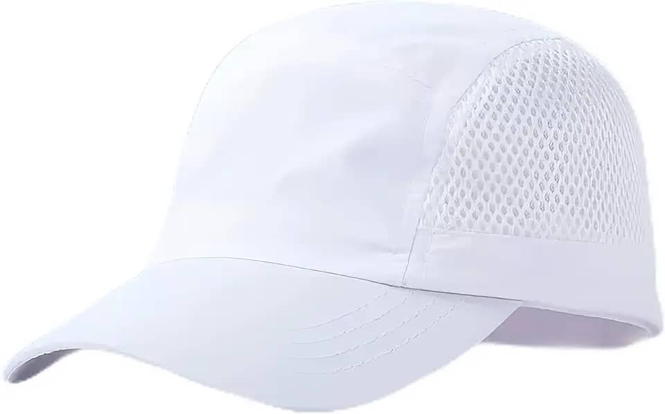 UPF50+ Chapéu de sol masculino feminino atlético ajustável boné de beisebol secagem rápida proteção UV treino corrida golfe chapéu