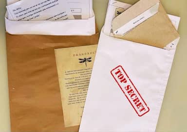 Jogo de investigação criminal - Caso Família Montenegro - Experiência imersiva de investigação