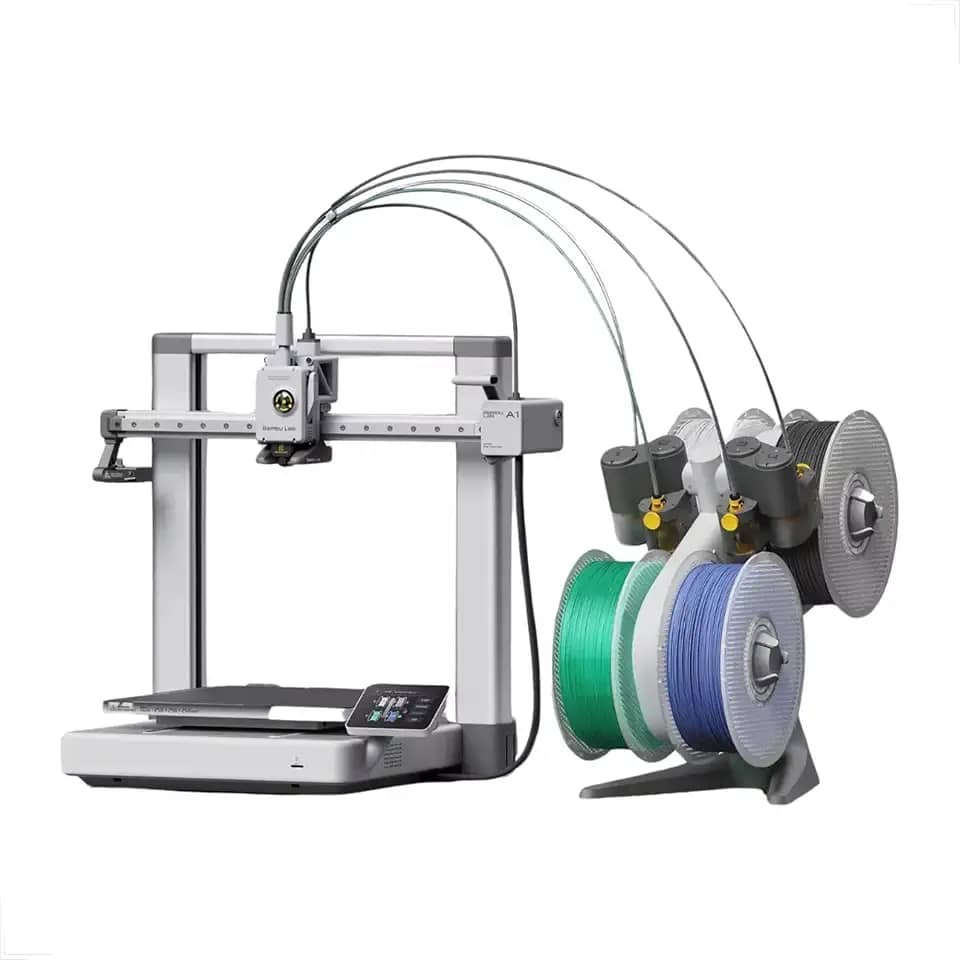 Impressora 3D Bambu Lab A1 Combo com AMS 127/220V Impressão Colorida