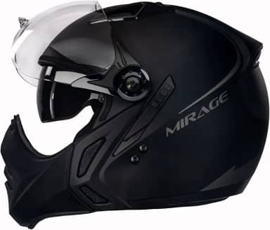 Capacete Aberto Moto Peels Mirage Classic Preto Fosco/Grafite 60