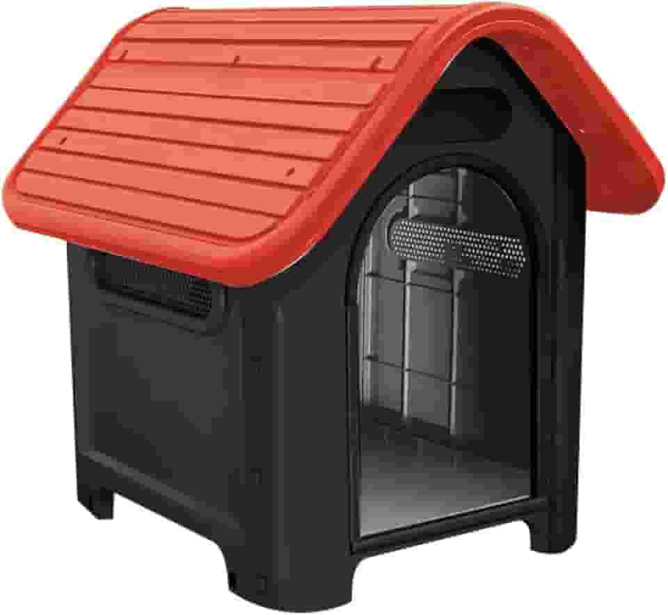Genérico, Casa P/Cachorrinhos Dog Home N4 Resistente Pet Vermelho