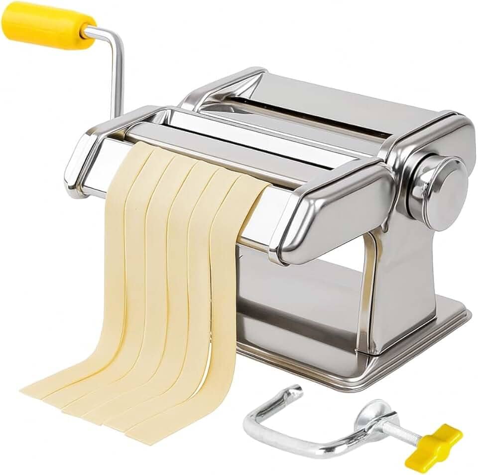 Máquina Macarrão 3 Massas Lasanha Cilindro Inox Removível