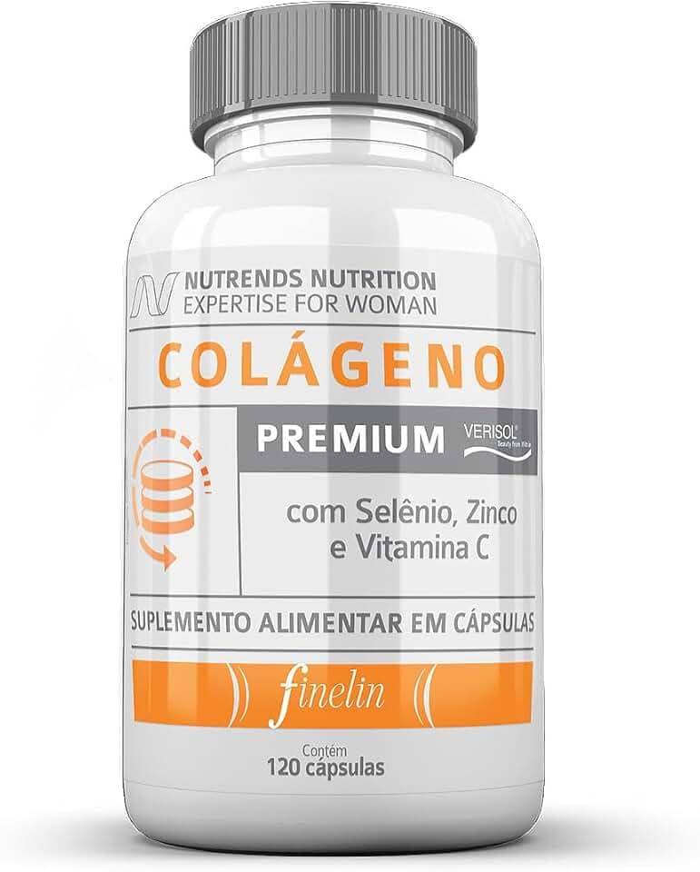 Nutrends Colágeno Hidrolisado Verisol Premium 120 Cápsulas Pacote De 120