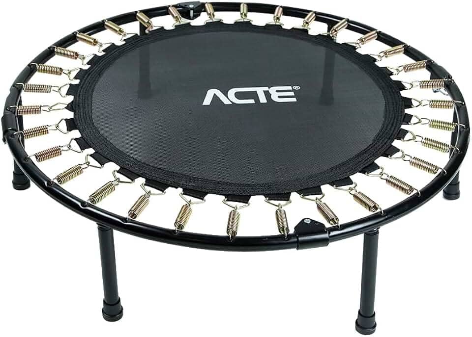 Acte, Jump Dobrável com 32 Molas E39- Preto e Bronze