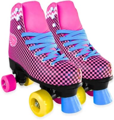 Patins Quad 4 Rodas Roller Infantil Adulto Tamanho 36