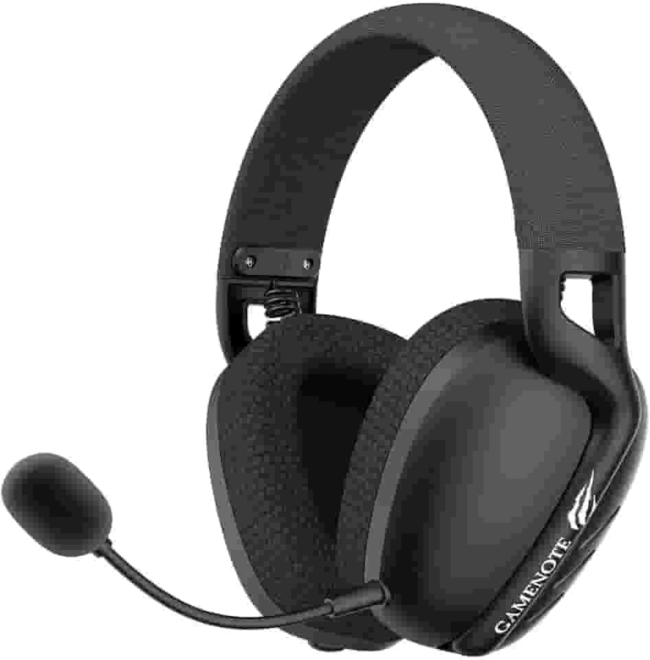 Havit Fone de Ouvido Headset Gamer Fuxi-H6 Black Com Fio e Sem Fio, Wireless 2,4GHz, Bluetooth, Cabo USB-C