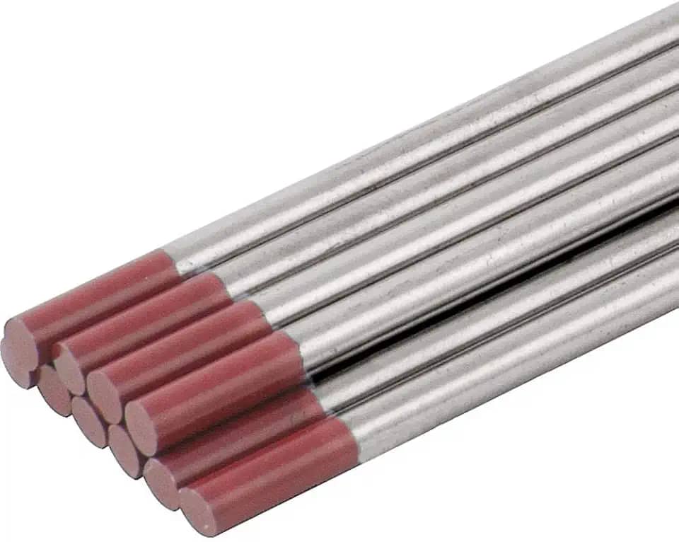 Eletrodo tungstênio 1,6mm vermelho com tório com 10 peças - Vonder