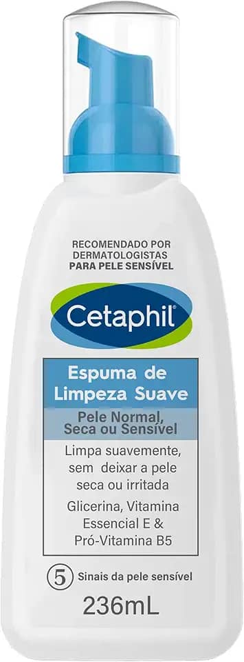 Cetaphil Espuma De Limpeza Facial Suave 236ml