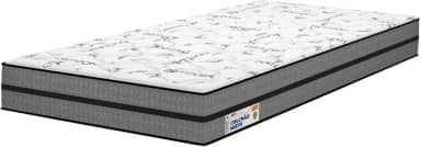 Colchão Solteiro Plumatex Ortovip D33 Misto Firme Ortopédico, Antiácaros e Hipoalergênico - Suporte Perfeito para Coluna e Postura - 88x188x18cm