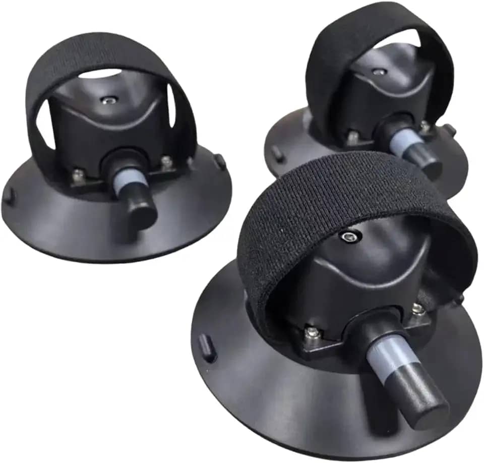 Colaxi Suporte para bicicletas com ventosas, 3 peças, fácil instalação, peças de reposição profissionais para teto de carro, suprimentos de nylon preto.