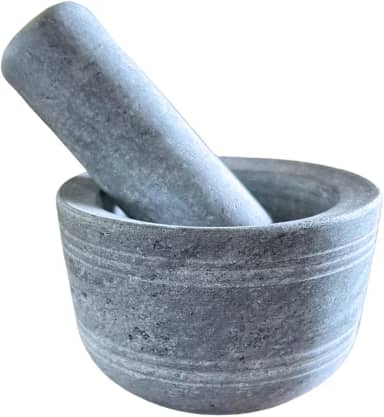 Pilão De Pedra Sabão Resistente Cumbuca Modelado