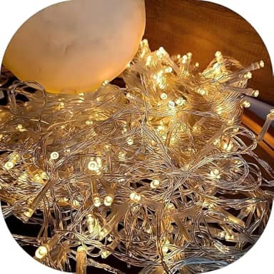 Cordão Pisca LED Branco Quente 10 Metros – Decoração Natal, Festas, Varanda, Jardim, Casamento, Luz Decorativa Econômica, Linha Premium, Flexível e Durável para Ambientes Internos e Externos (20M)