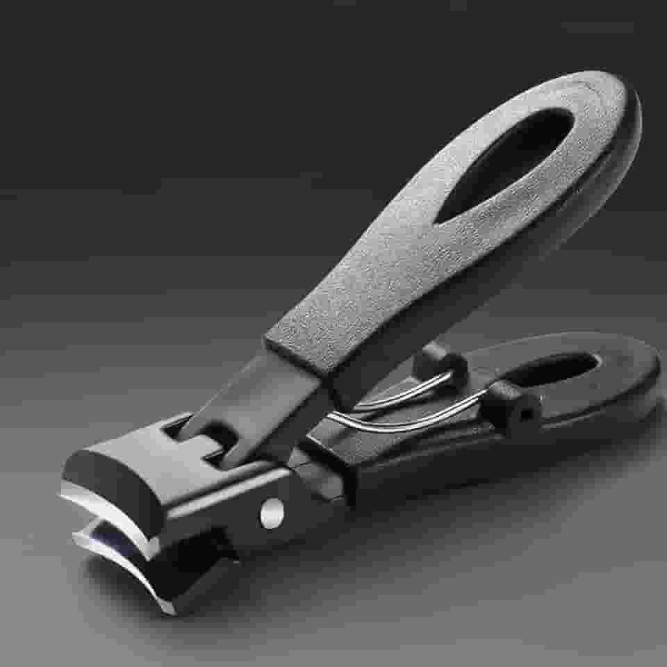 Cortador de unhas grosso premium, cortador de unha de grande abertura com lâmina afiada, design anti-respingos, ideal para unhas e unhas grossas, qualidade profissional