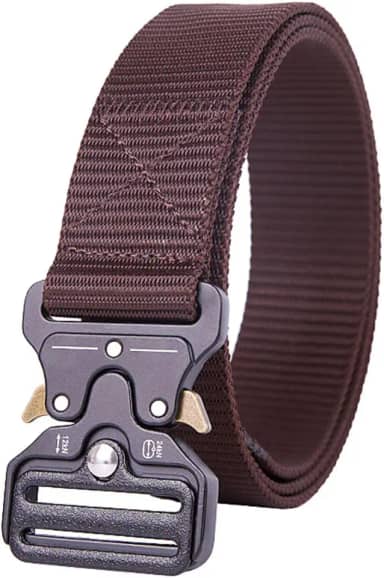 Cinto Masculino Militar Tático Premium Fivela Metal Engate Rápido Nylon Unisex Ajustável Resistente Tipo Policia Civil Exército Bope Guarda Nacional Bombeiro Modelo Americano Calça