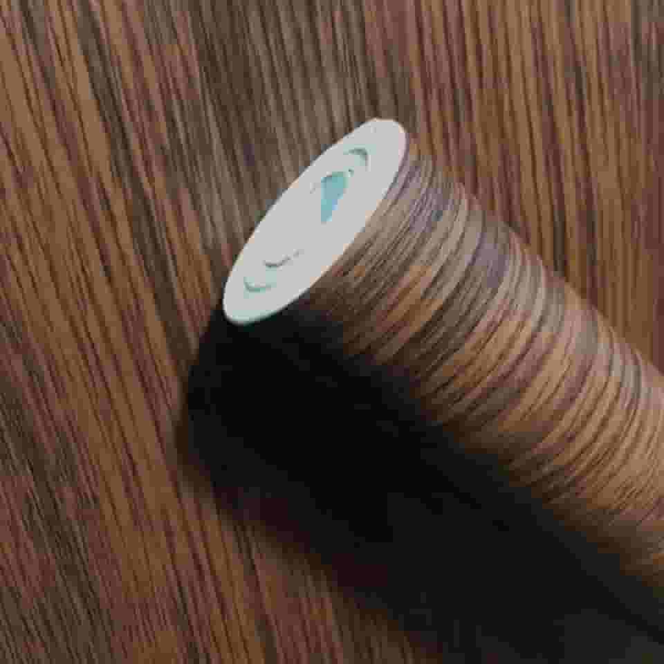 Papel de Parede Madeira Tabaco, 5m x 45cm, Adesivo Autocolante para Móveis e Paredes (1)