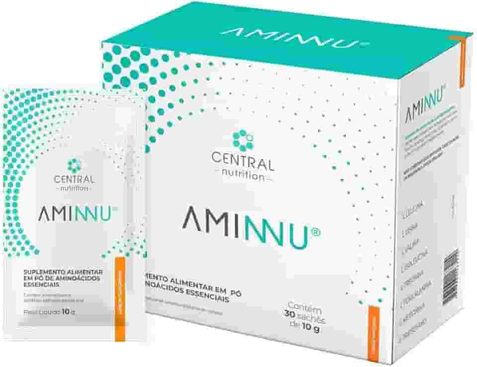 Aminnu 10g Com 30 Sachês Sabor Tangerina - Central Nutrition