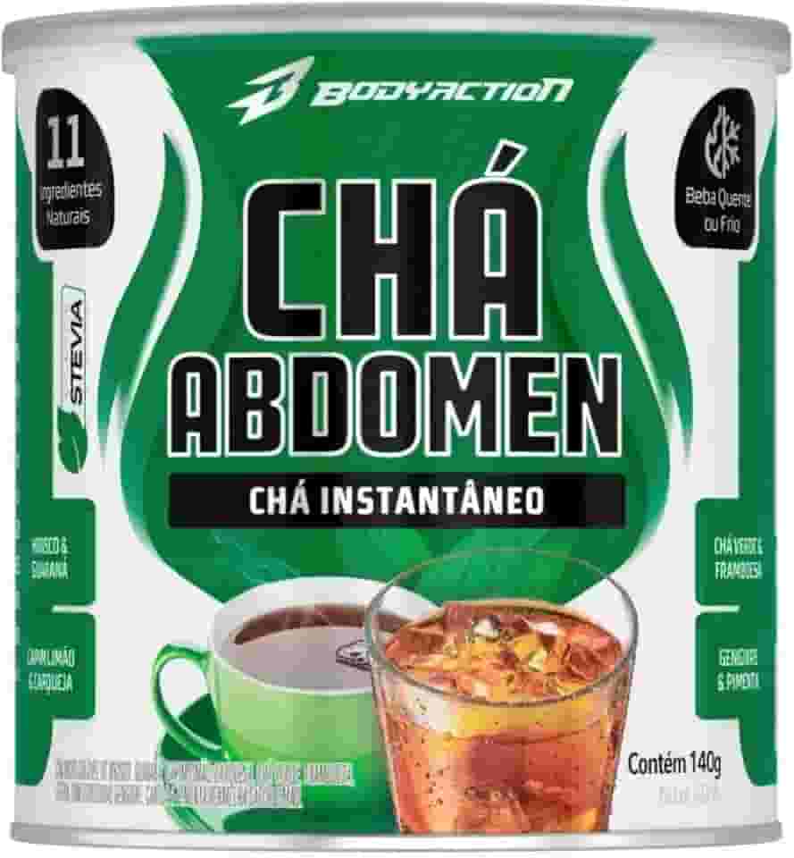 Cha Abdomen Instantâneo 140 gramas, sabor Framboesa Body Action