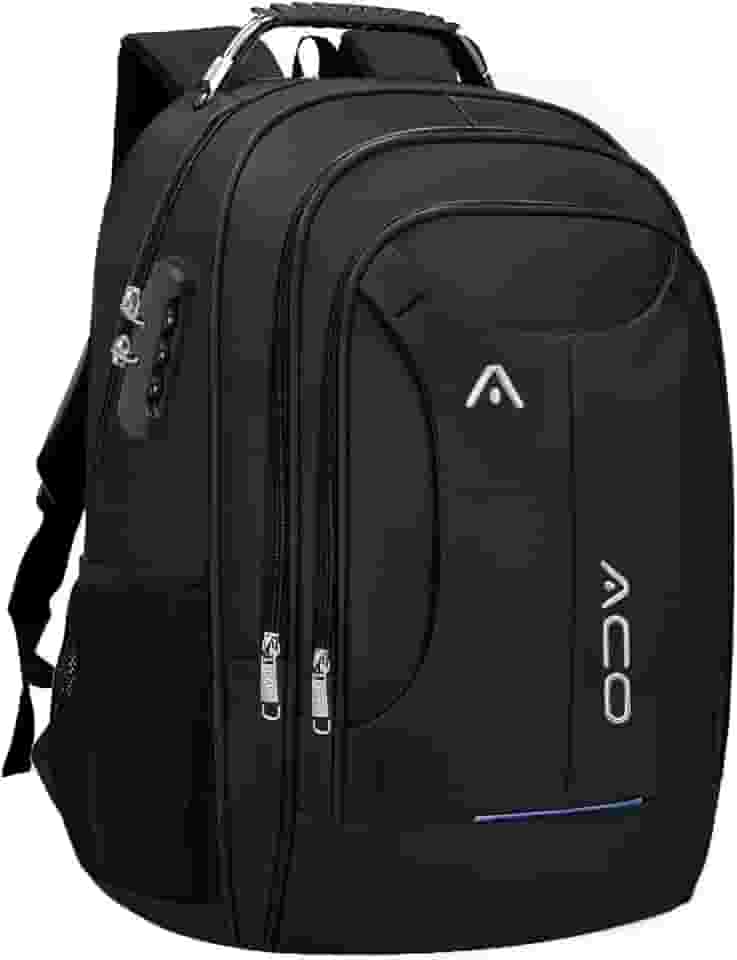 Mochila Bolsa Masculina Feminina Notebook Anti Furto Reforçada Semi Impermeável Escolar Faculdade Trabalho Viagem Resiste com Cadeado (Preto)