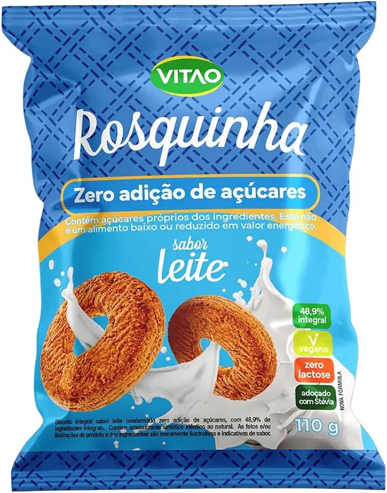 ROSQUINHA INTEG ZERO LEITE 110G