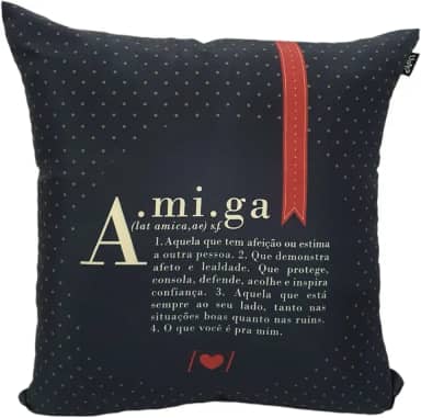 Almofada 40x40 Melhor Amiga Do Mundo Best Bff