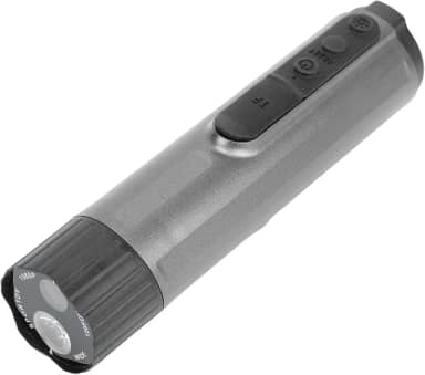 VBESTLIFE Câmera de Capacete de Motocicleta 4K Wi -Fi Com Farol de LED, Câmera de Ação Esportiva à Prova de água de água IP68, 140 ° de Largura e Bateria de 10h para Passeios Noturnos (Cinza escuro)