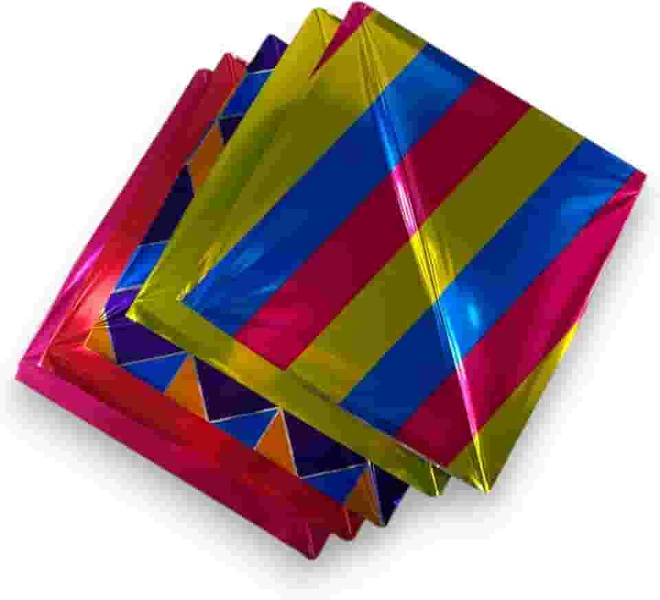 Kit Pipa Pacote 20 Raia Flechinha Laminada Estampas Mistas 34x34 Bambu X Fibra