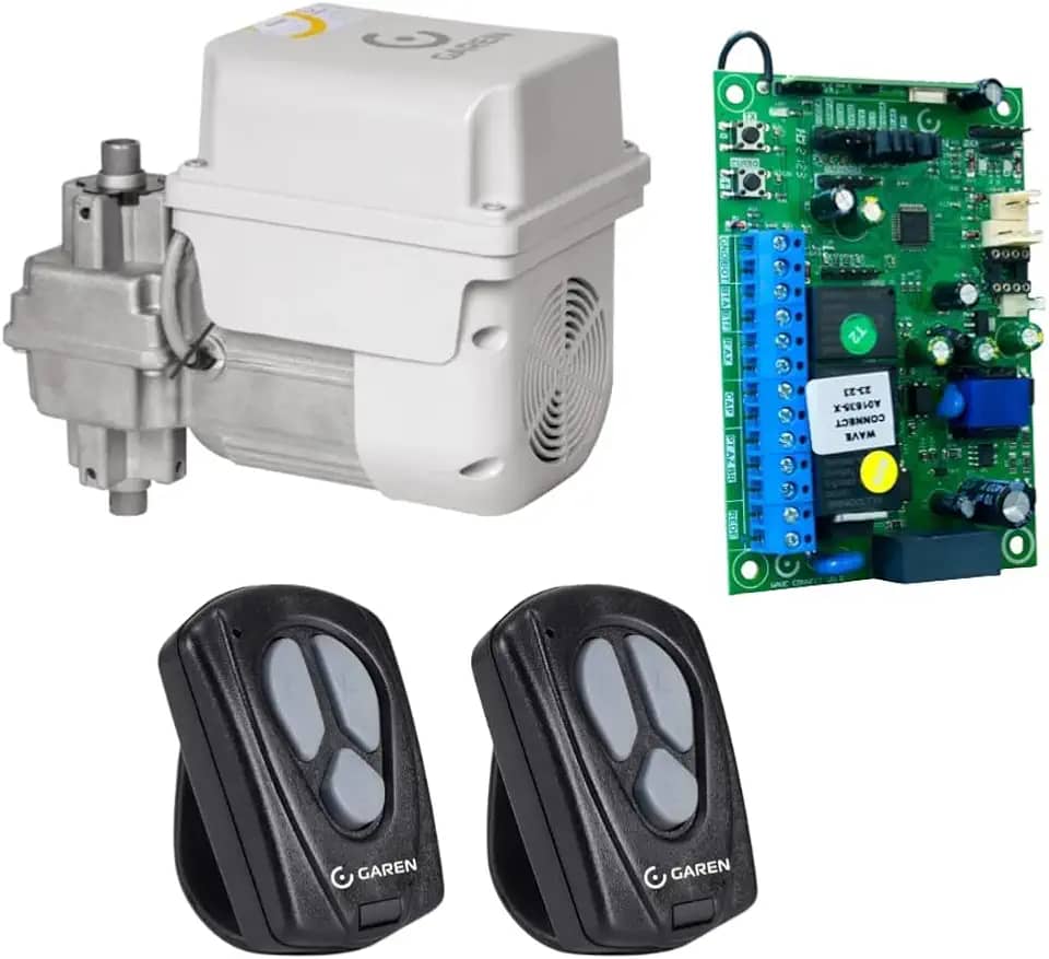 Kit Motor Portão Basculante Bv Duo SPEED 1/2 HP GAREN + Central + Controles SEM ACIONAMENTO
