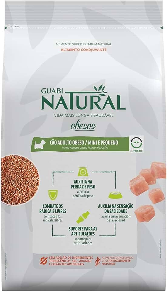 Ração Guabi Natural Obeso Racas pequenas 1.5kg