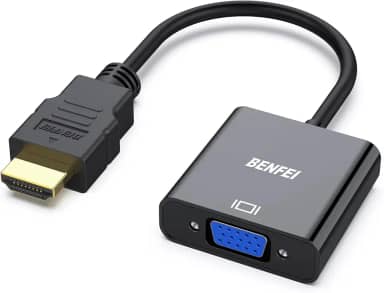 Benfei BENFEI HDMI to VGA, Gold-Plated HDMI to VGA Adapter (Male to Female) 000155black