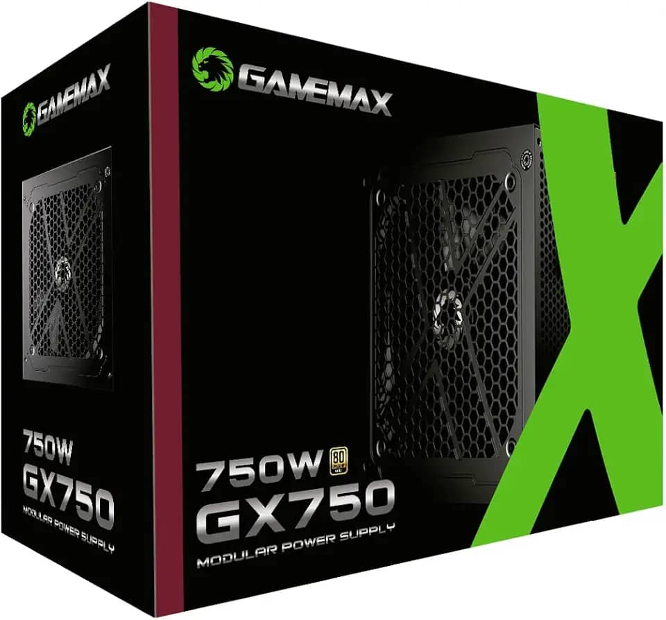 Fonte Modular Gamemax Gx750 750w 80 Plus Gold Preta