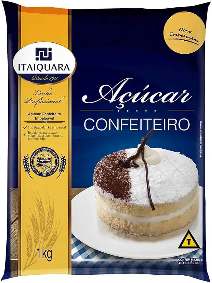 Açúcar de Confeiteiro 1kg - Itaiquara