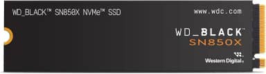 SSD WD Black SN850x 1TB NVMe M.2 2280 (Leitura até 7300MB/s e Gravação até 6300MB/s)