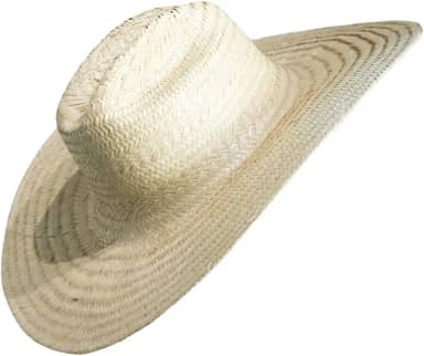 Chapéu Cowboy Country Vaqueiro Vaquejada Palha Premium Trançado Estilo Pantaneiro Sertanejo Caipira Roça Fazenda Rodeio Carnauba Natural Feito a Mão Pralana