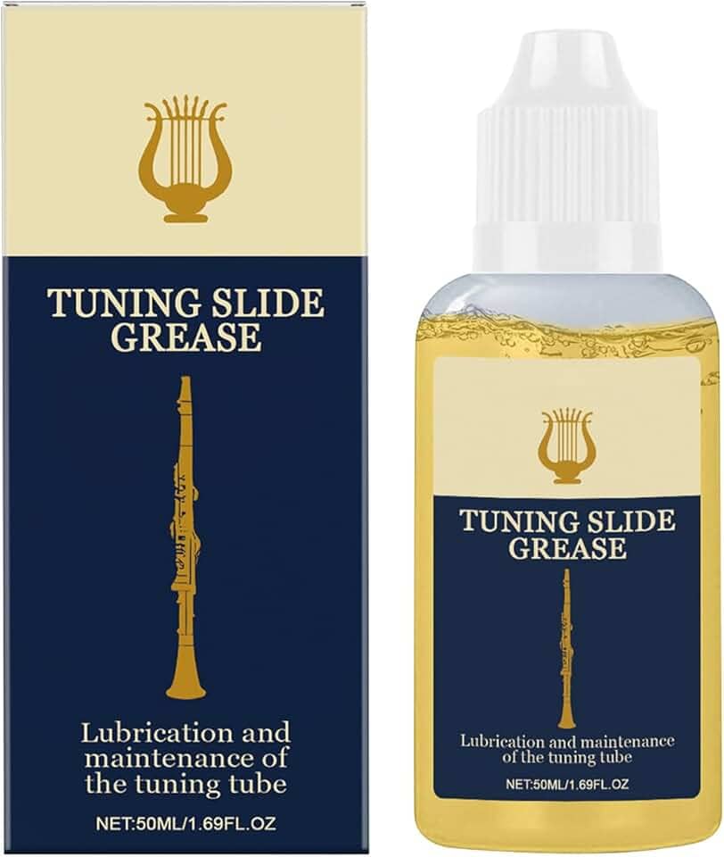 Graxa Para Cotonete De Trombone,Lubrificante e Polidor para Flauta e Clarinete | Óleo Para Corrediça De Trombone - Para Flauta Saxofone Clarinete Bateria Instrumento De Música Válvula