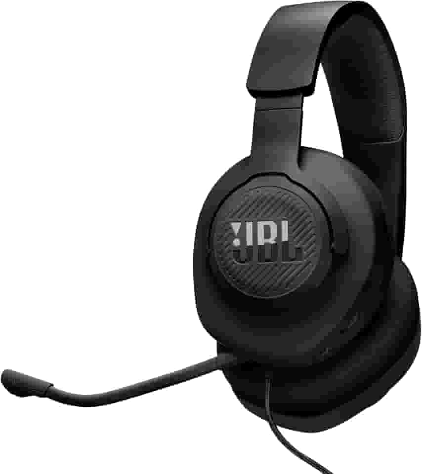 JBL, Fone de Ouvido Com Fio, Quantum 100M2, Headset Gamer, Over Ear, Microfone Removível - Preto