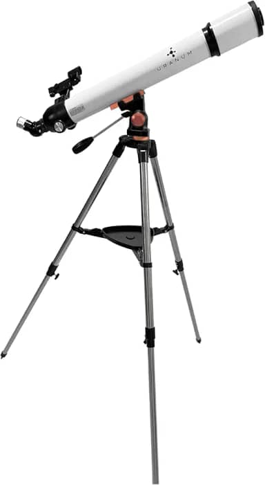 Telescópio Refrator 70/700mm Luneta 70mm Uranum Atena 2 Ver Detalhes Crateras Lua Planetas Observação Astronômica Espaço Universo