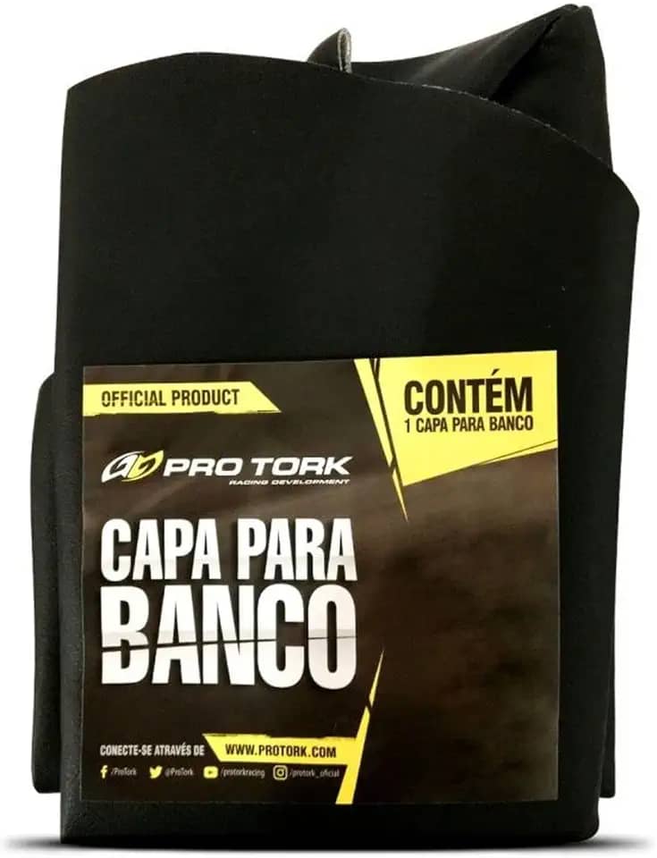 Pro Tork Capa De Banco Fan 125/150/Titan 150 14 / CG 150/160 Start/Fan E Titan 160 15/Cargo Preto