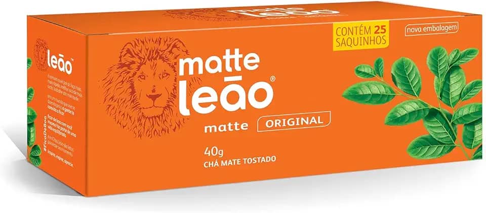 Matte Leão Chá Mate Original, 25 Sachês, 40g