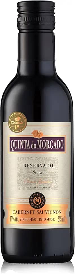 VINHO QUINTA DO MORGADO RESERVADO CABERNET SUAVE 245 mL