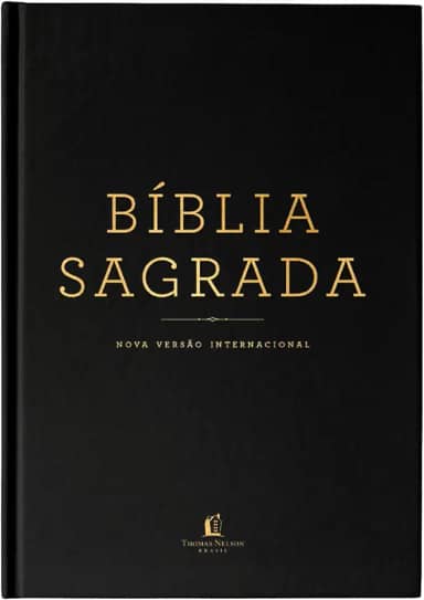 Bíblia NVI, Capa Dura, Preta, Econômica, Clássica