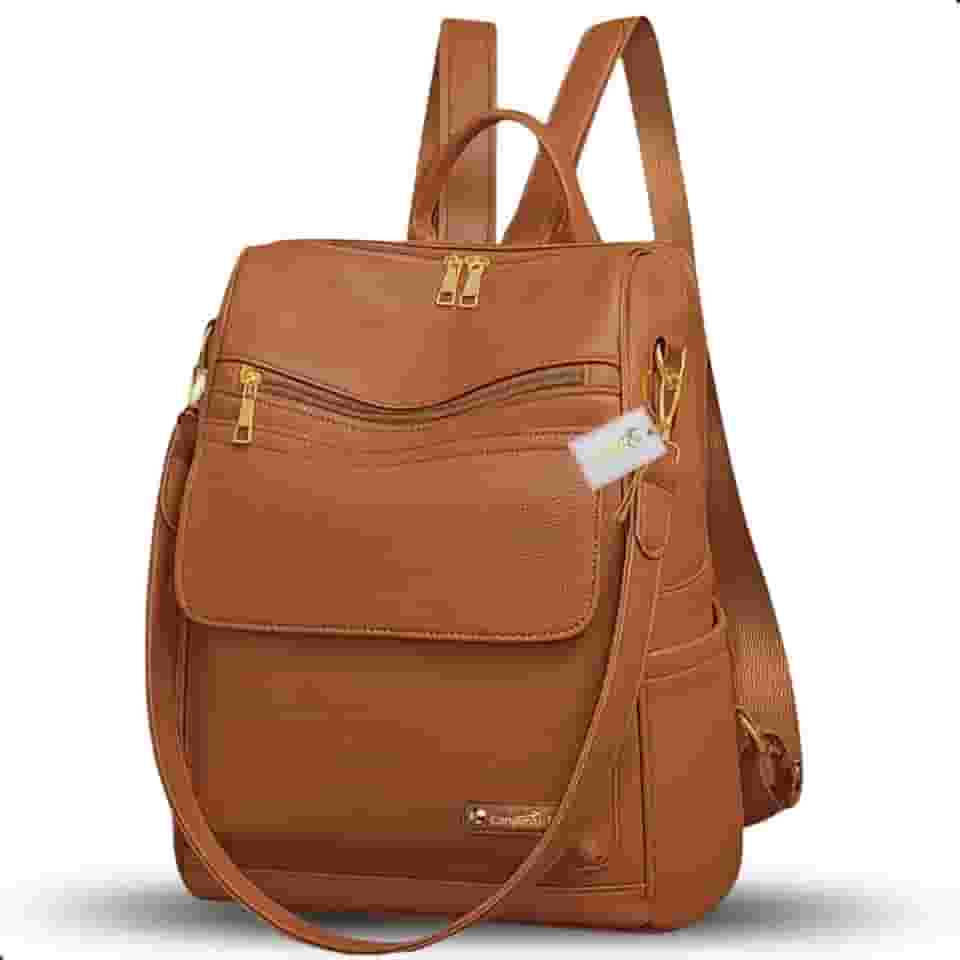 Mochila Feminina Elegante com Alça de Ombro Versátil Resistente Ideal Para o Dia a Dia Trabalho Faculdade Lazer