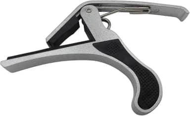 Capotraste Dolphin para Violão e Guitarra 10697 com Haste Longa, Prata