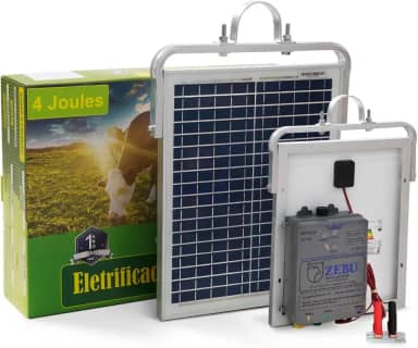 Eletrificador Solar de Cerca Elétrica Rural ZS80i para 3.500 Metros - Zebu