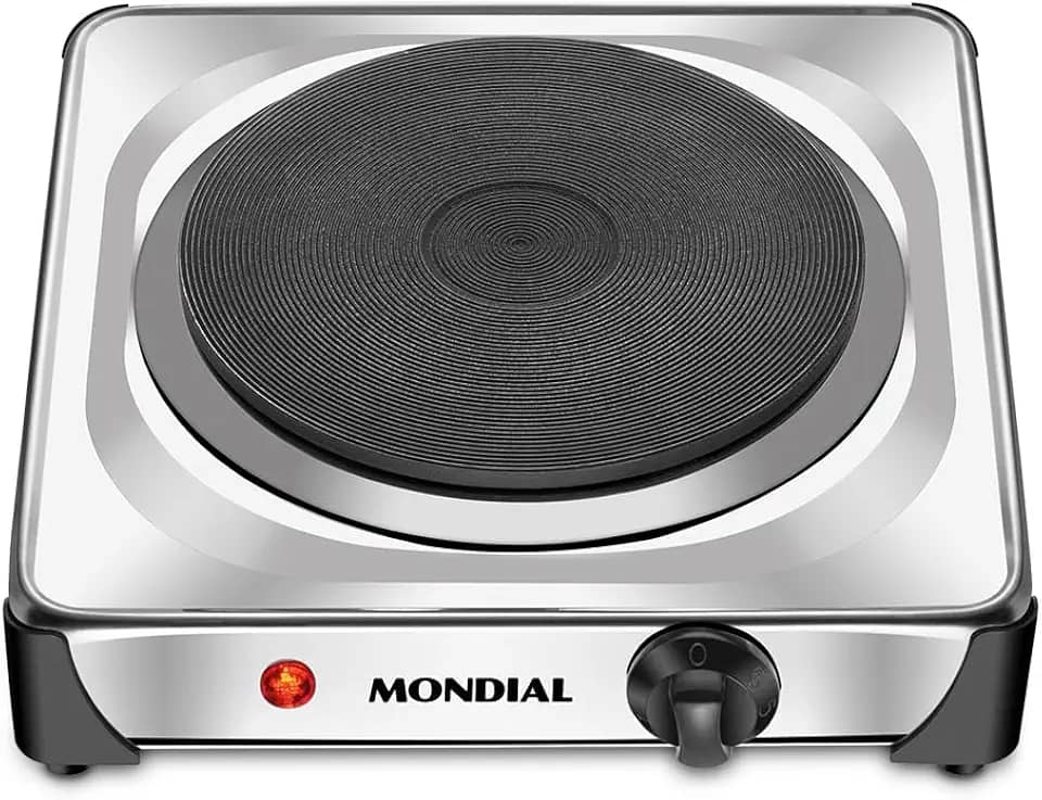 MONDIAL Fogão Elétrico Fast Cook, Inox, 1000W, 110V - FE-04