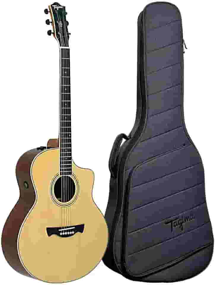 VIOLÃO JF EQ AÇO T/SOLID SPRUCE B/S SAPELE HAMPTON EQ-NTOP GIG BAG TAGIMA