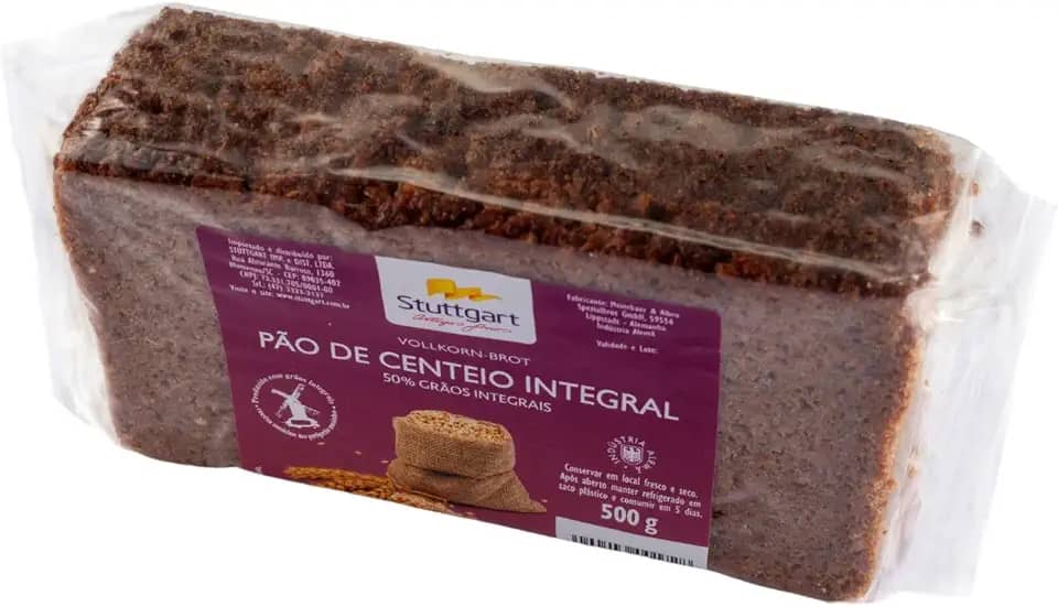 Pão Centeio Integral 500g Stuttgart