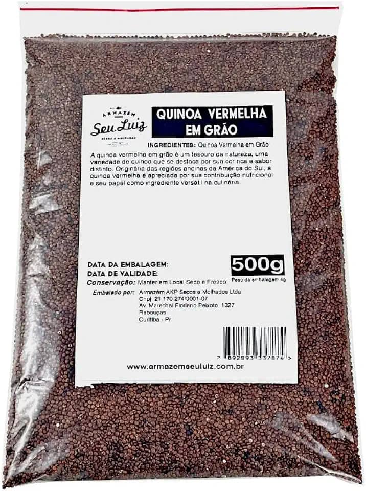 Quinoa Vermelha em Grão 500g