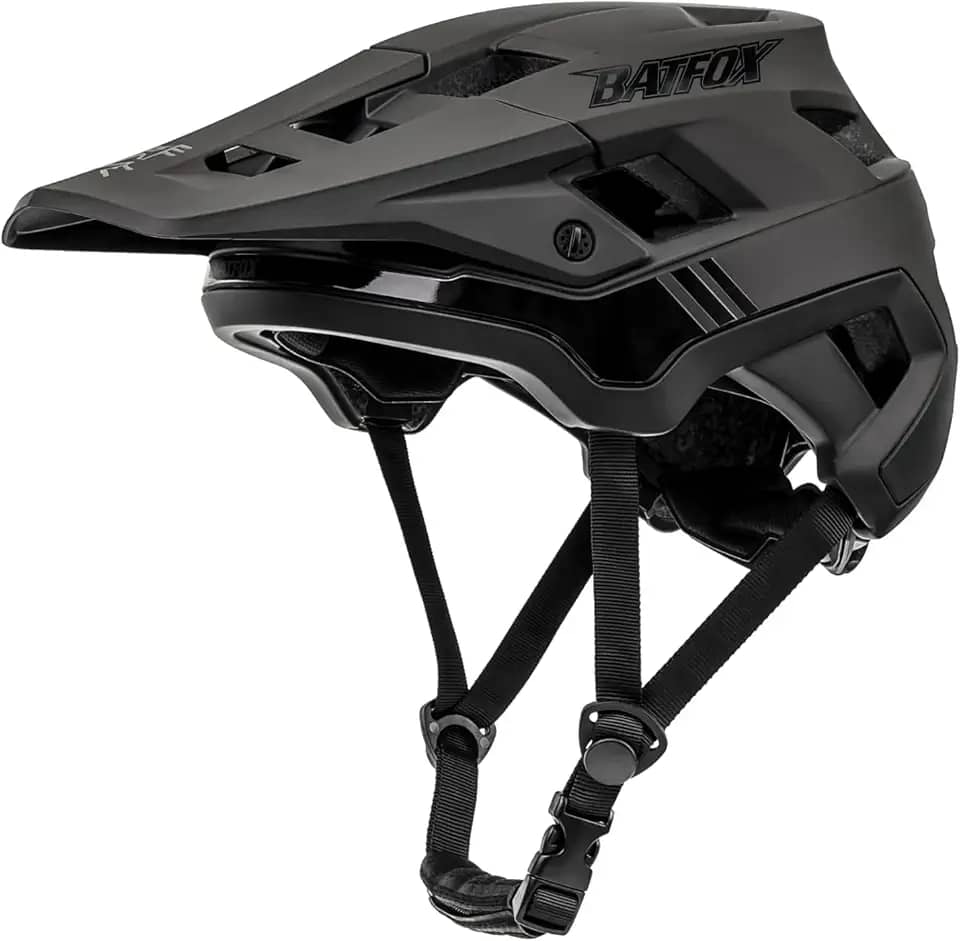 BATFOX Capacete de bicicleta, capacete de mountain bike para homens, mulheres, adultos, jovens